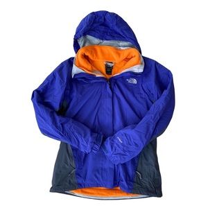 Blue Womens The Northface Jacket with removable fleece lining